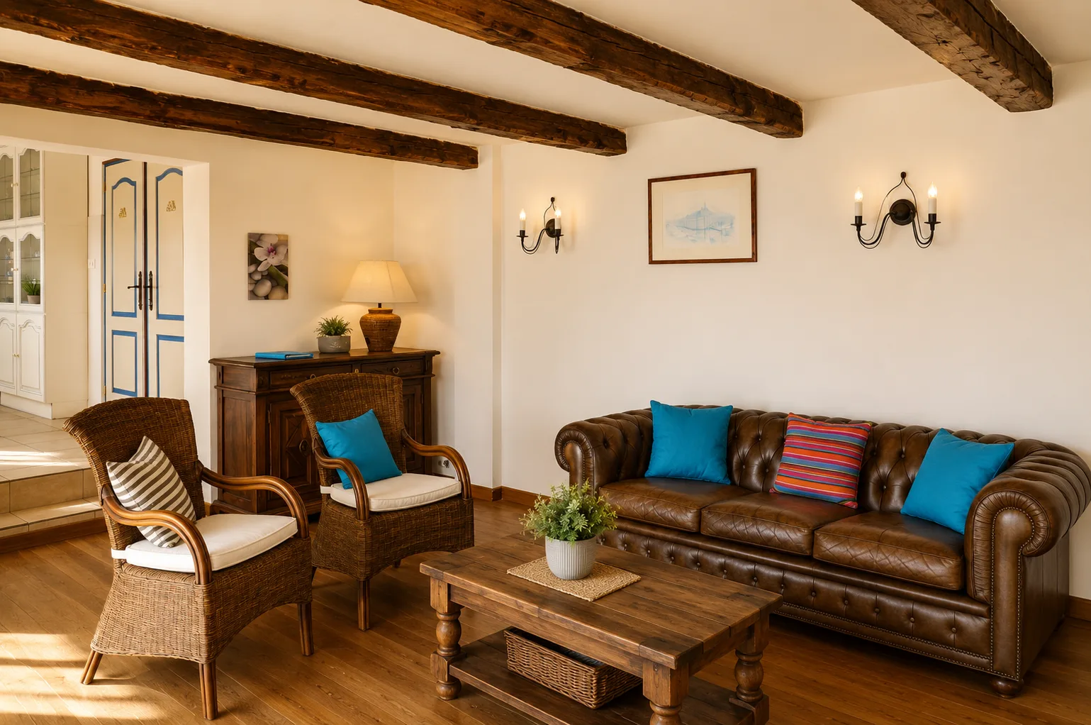 Woonkamer Le Nid du Beau Renard