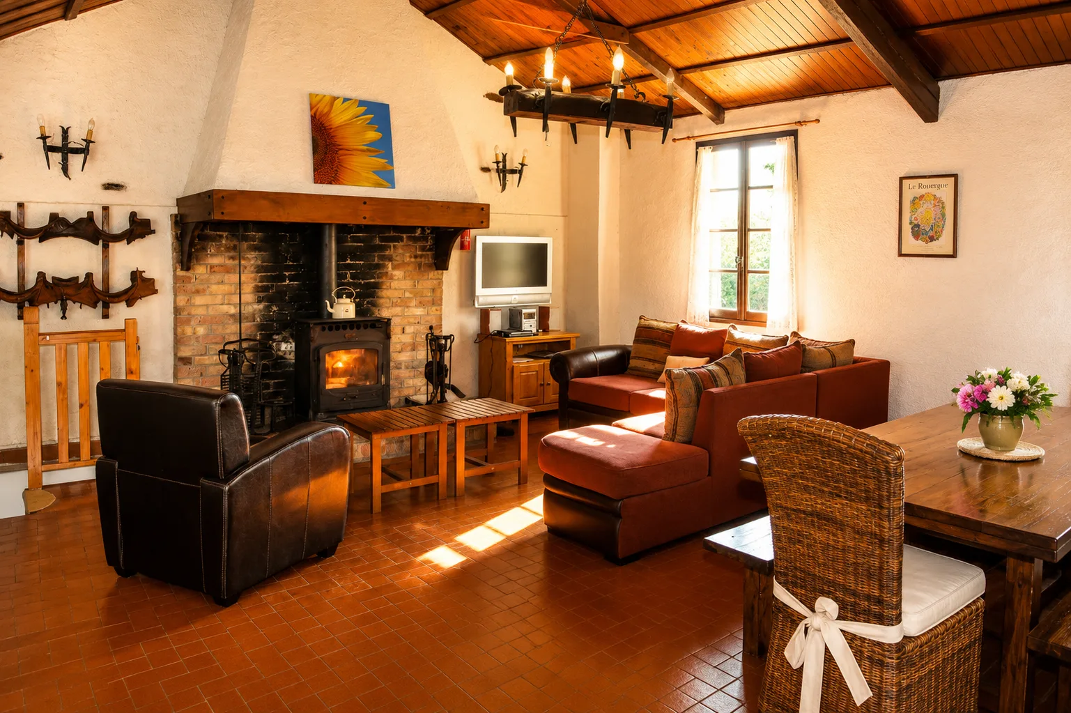 Woonkamer Le Nid de Pinsons